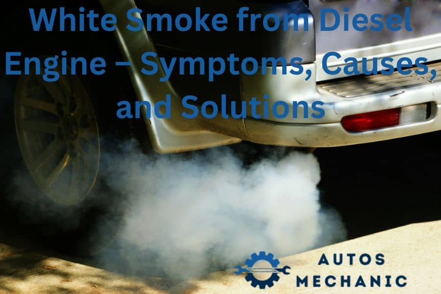 White Smoke from Diesel Engine – Symptoms, Causes, and Solutions